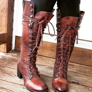 Freebird Lace up combat boots